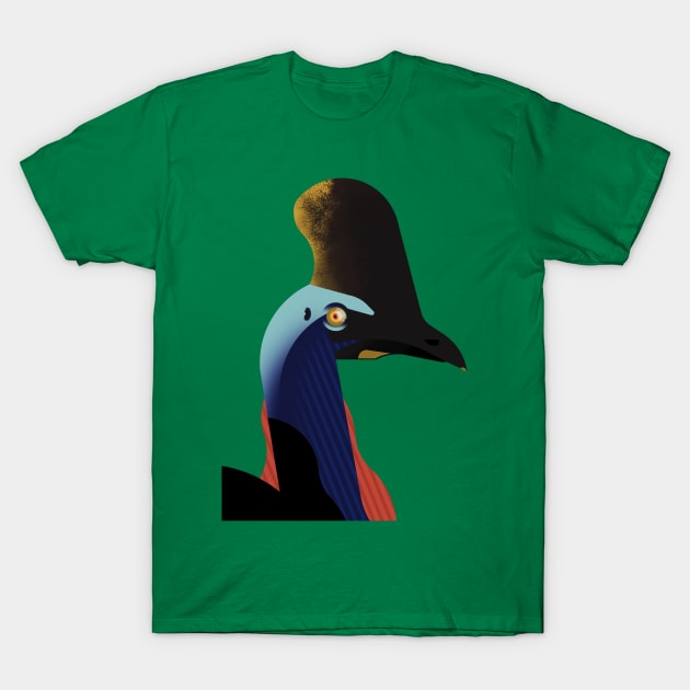 Cassowary T-Shirt by Aline Eg